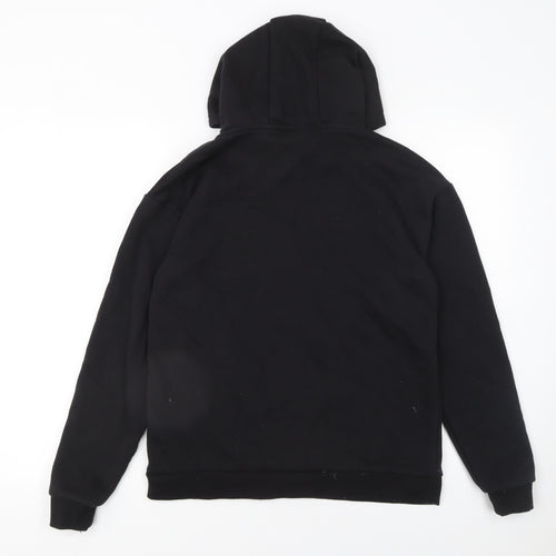Disney Girls Black Hoodie 13-14 Years Pullover Graphic Themed Sweatshirt
