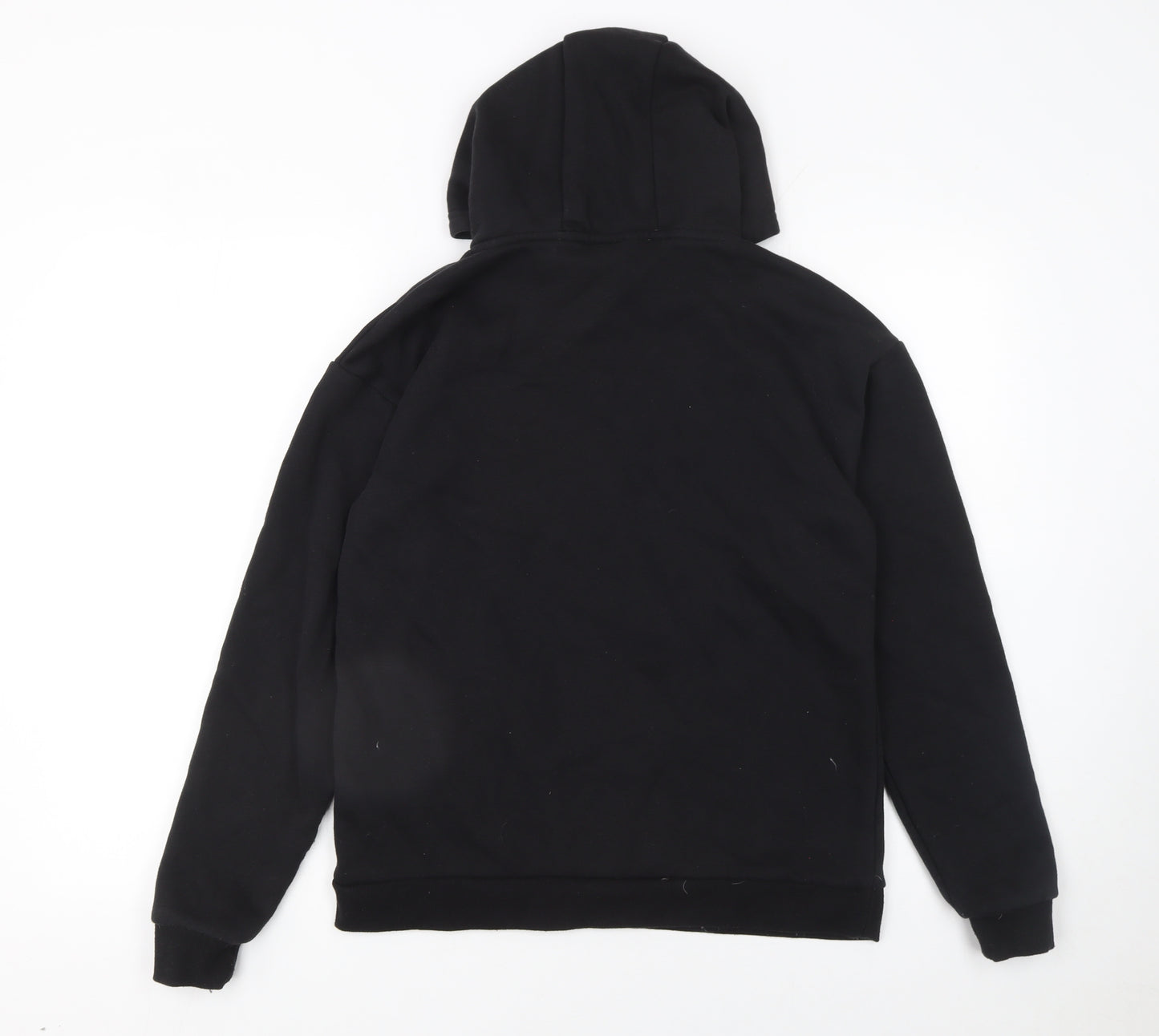 Disney Girls Black Hoodie 13-14 Years Pullover Graphic Themed Sweatshirt