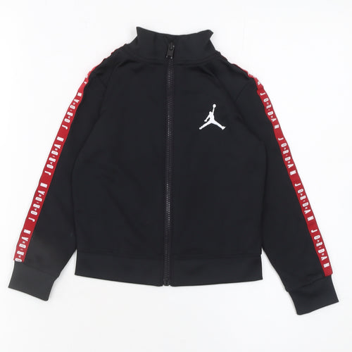 Jordan Boys Black 2-3 Years Track Jacket Full Zip Sportswear