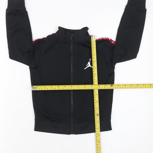 Jordan Boys Black 2-3 Years Track Jacket Full Zip Sportswear