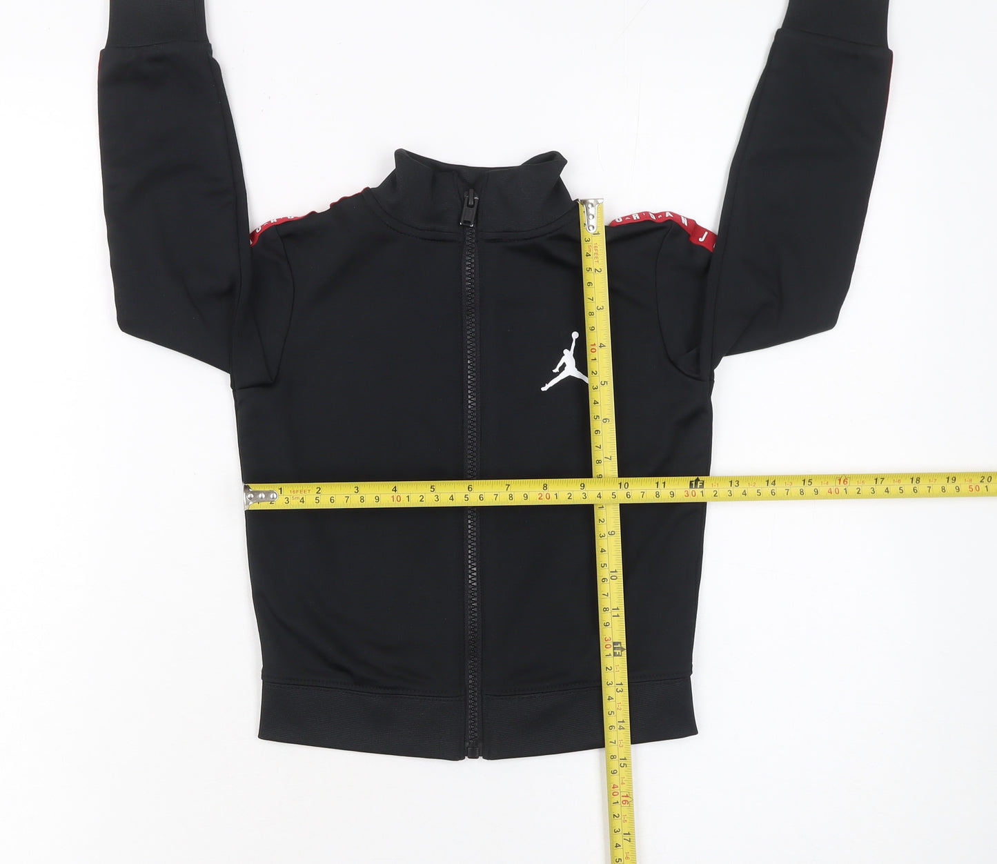 Jordan Boys Black 2-3 Years Track Jacket Full Zip Sportswear