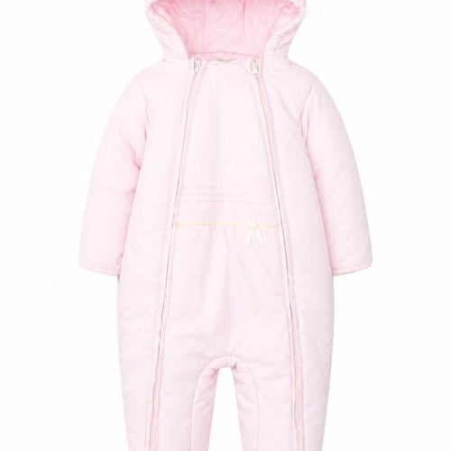 Prémaman Pink Hooded Snowsuit 6-9 Months Unisex Baby Winter Padded Suit