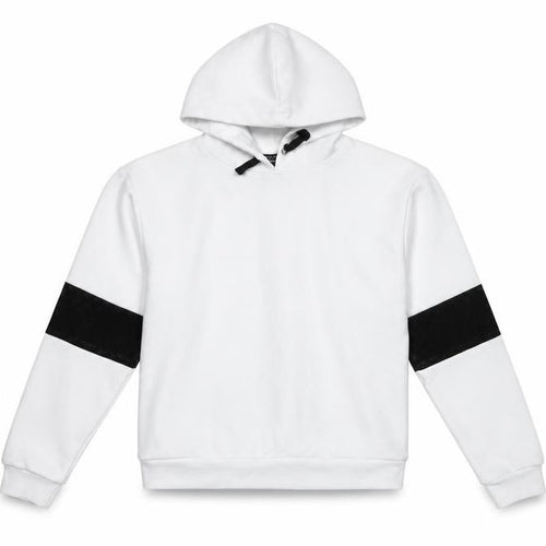 New Look Girls White Colourblock Hoodie 12-13 Years Pullover Sweatshirt