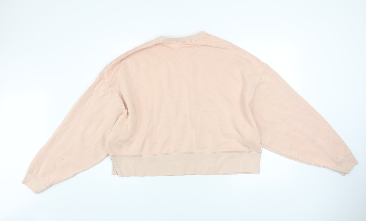 Nike Women’s Beige Oversized Crew Neck Pullover Sweatshirt M