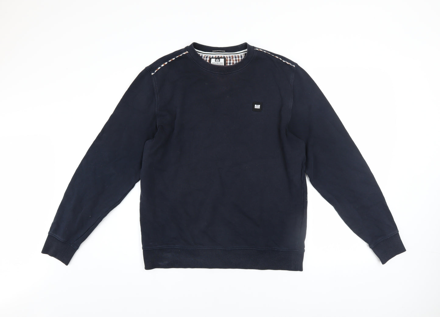 Weekend Offender Men’s Blue Cotton Crew Neck Sweatshirt Size S