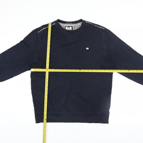 Weekend Offender Men’s Blue Cotton Crew Neck Sweatshirt Size S
