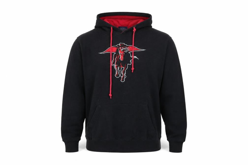 Campus Heritage Men’s Black Pullover Hoodie M Graphic Sports Style