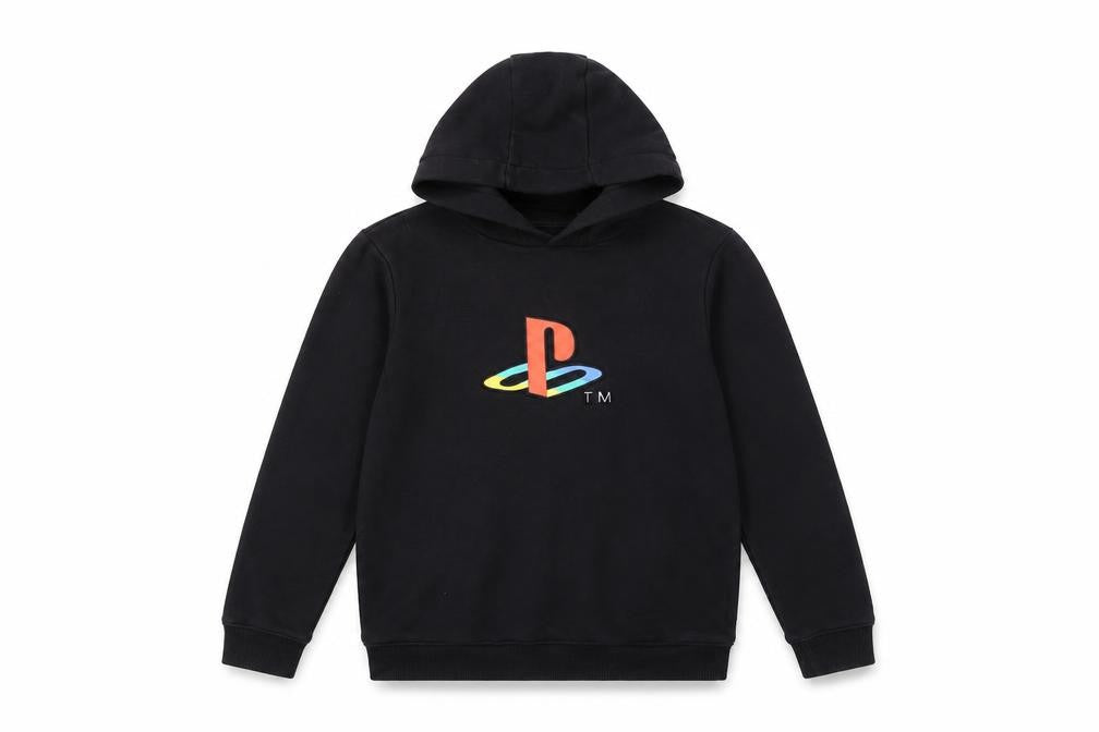 George Boys Black PlayStation Pullover Hoodie 10-11 Years Fleece Graphic