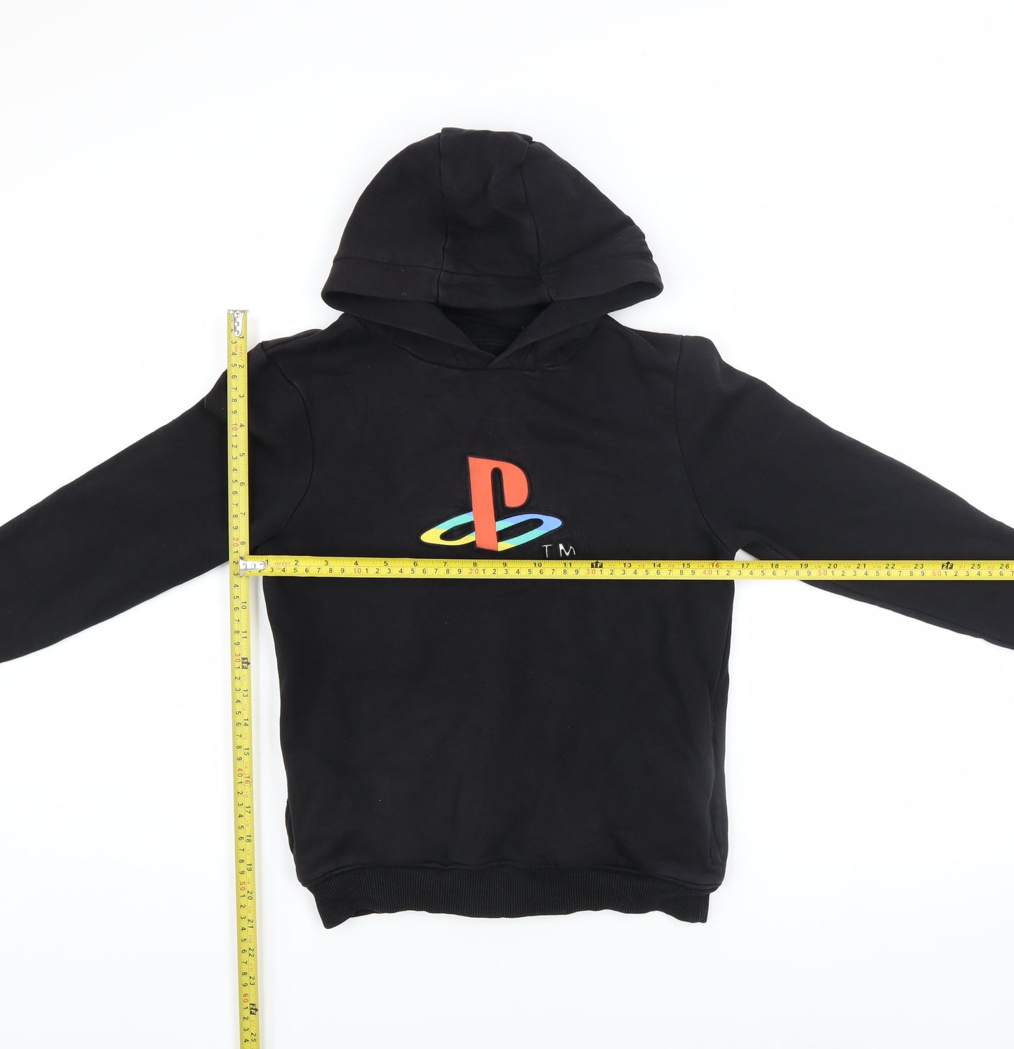 George Boys Black PlayStation Pullover Hoodie 10-11 Years Fleece Graphic