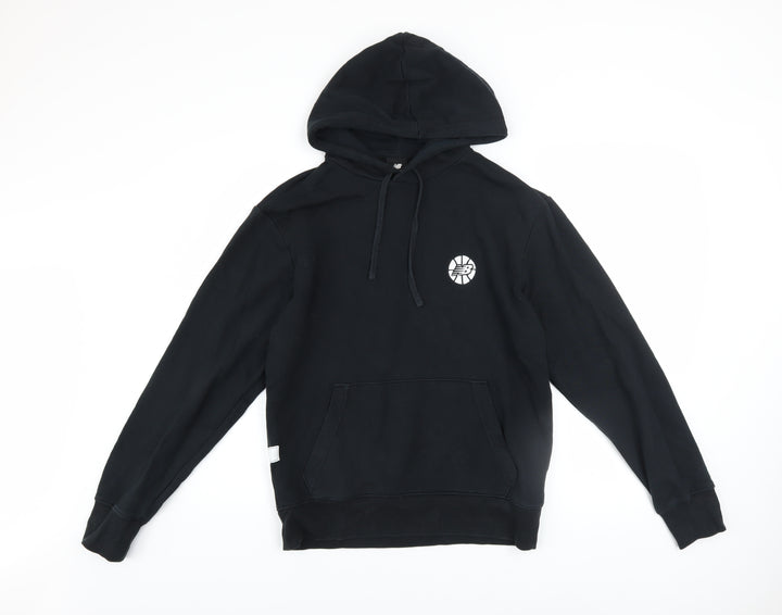 New Balance Men's Black Pullover Hoodie Size S Regular Fit Sports