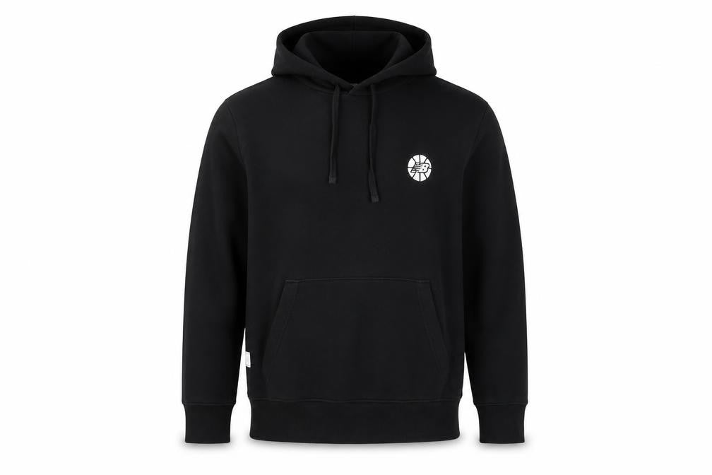 New Balance Men's Black Pullover Hoodie Size S Regular Fit Sports