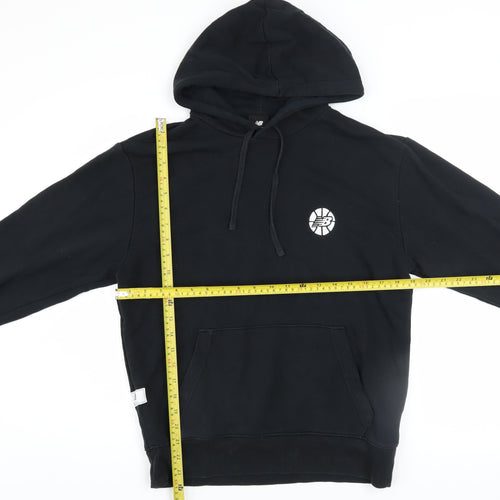 New Balance Men's Black Pullover Hoodie Size S Regular Fit Sports
