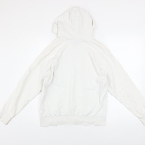 Disney Girls White Stitch Pullover Hoodie 13-14 Years Graphic Print