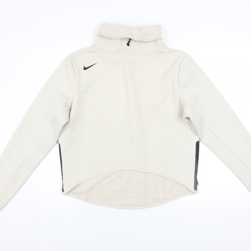 Nike Women’s Beige Dri-Fit Pullover Sweatshirt Size S