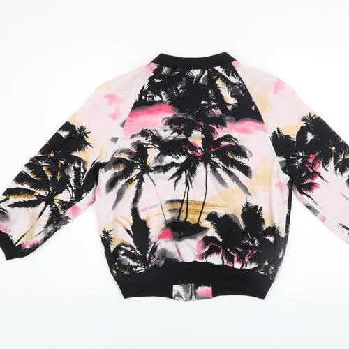 River Island Womens Multicoloured Bomber Jacket Size 8