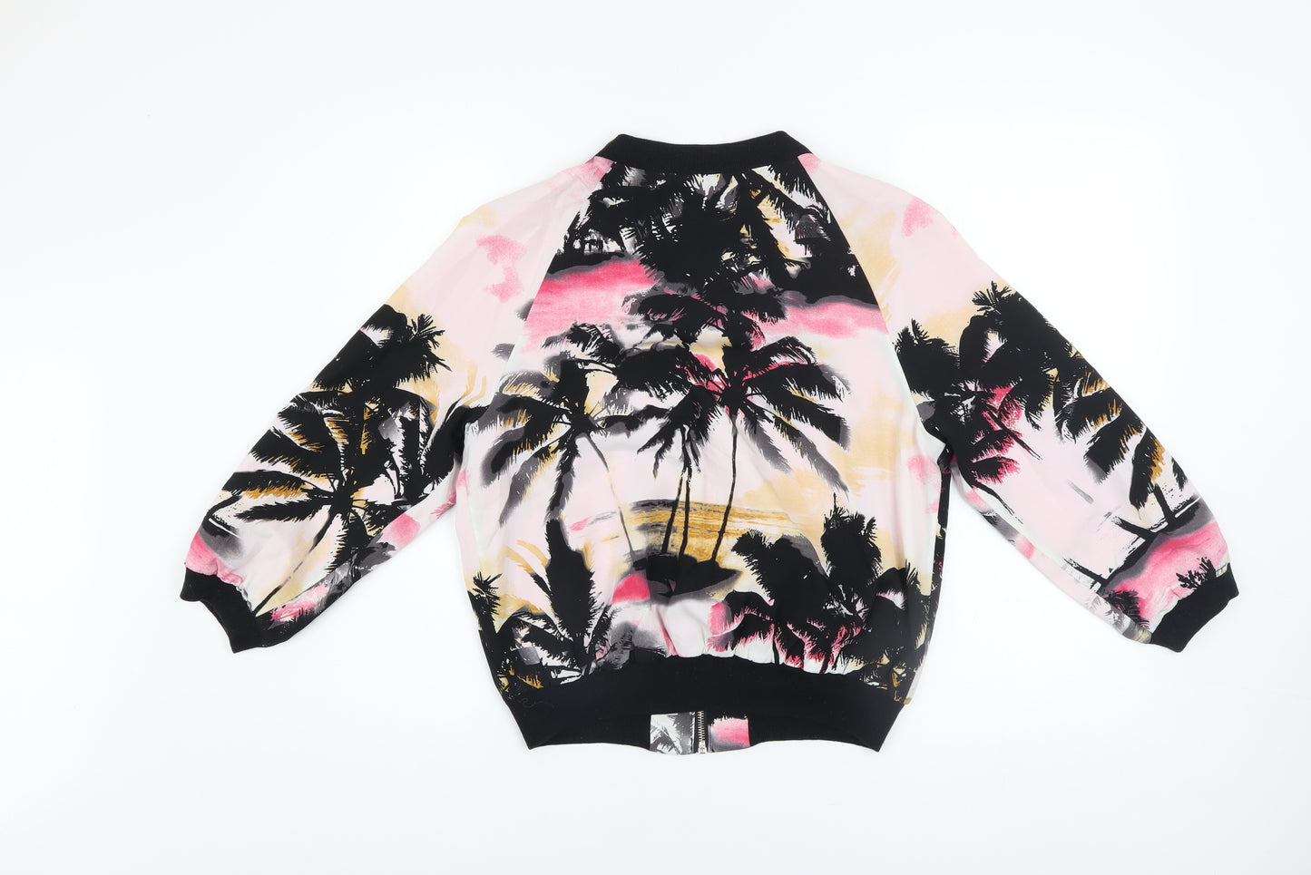 River Island Womens Multicoloured Bomber Jacket Size 8