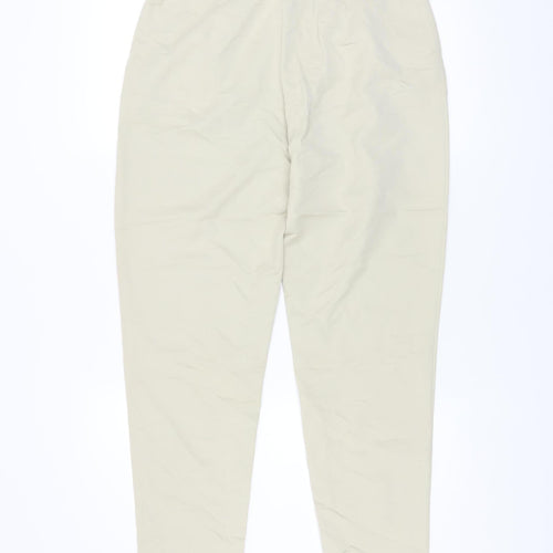 Gardeur Women Beige Chino Trousers Size 12 Pleated Lightweight