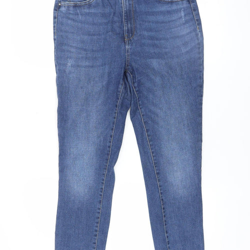 ONLY Women Blue Skinny Denim Jeans L 30 Stretch Slim Fit