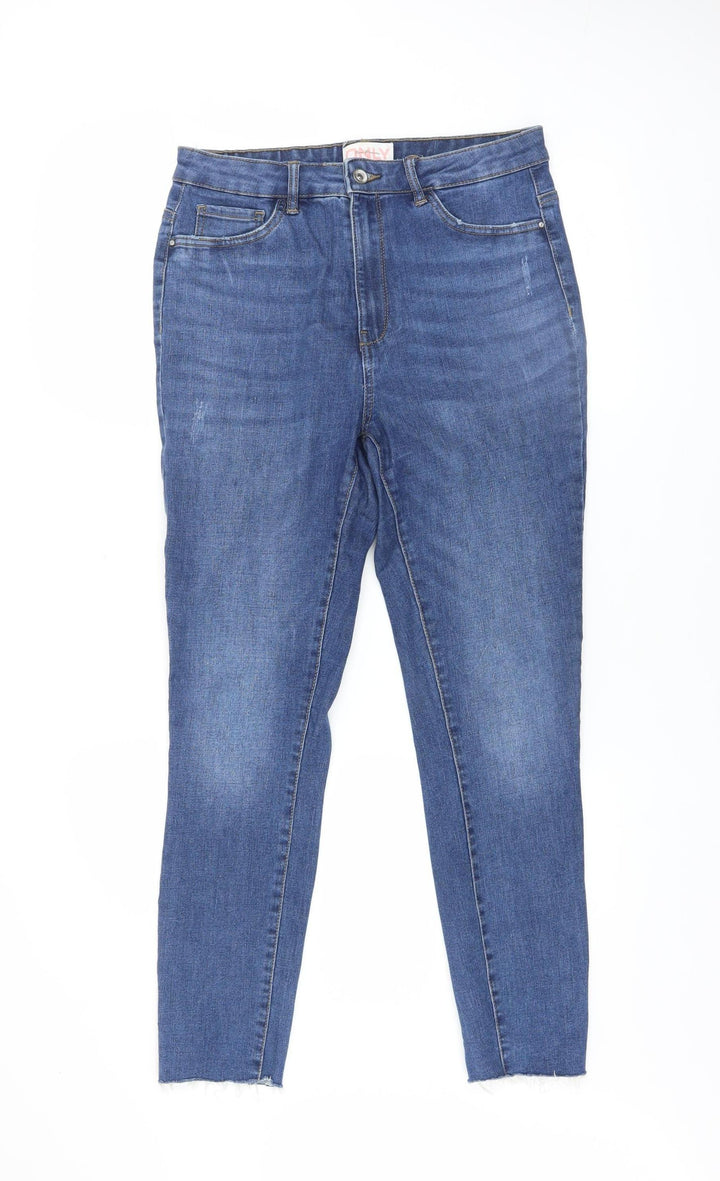 ONLY Women Blue Skinny Denim Jeans L 30 Stretch Slim Fit