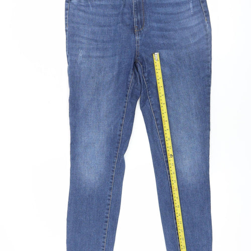 ONLY Women Blue Skinny Denim Jeans L 30 Stretch Slim Fit