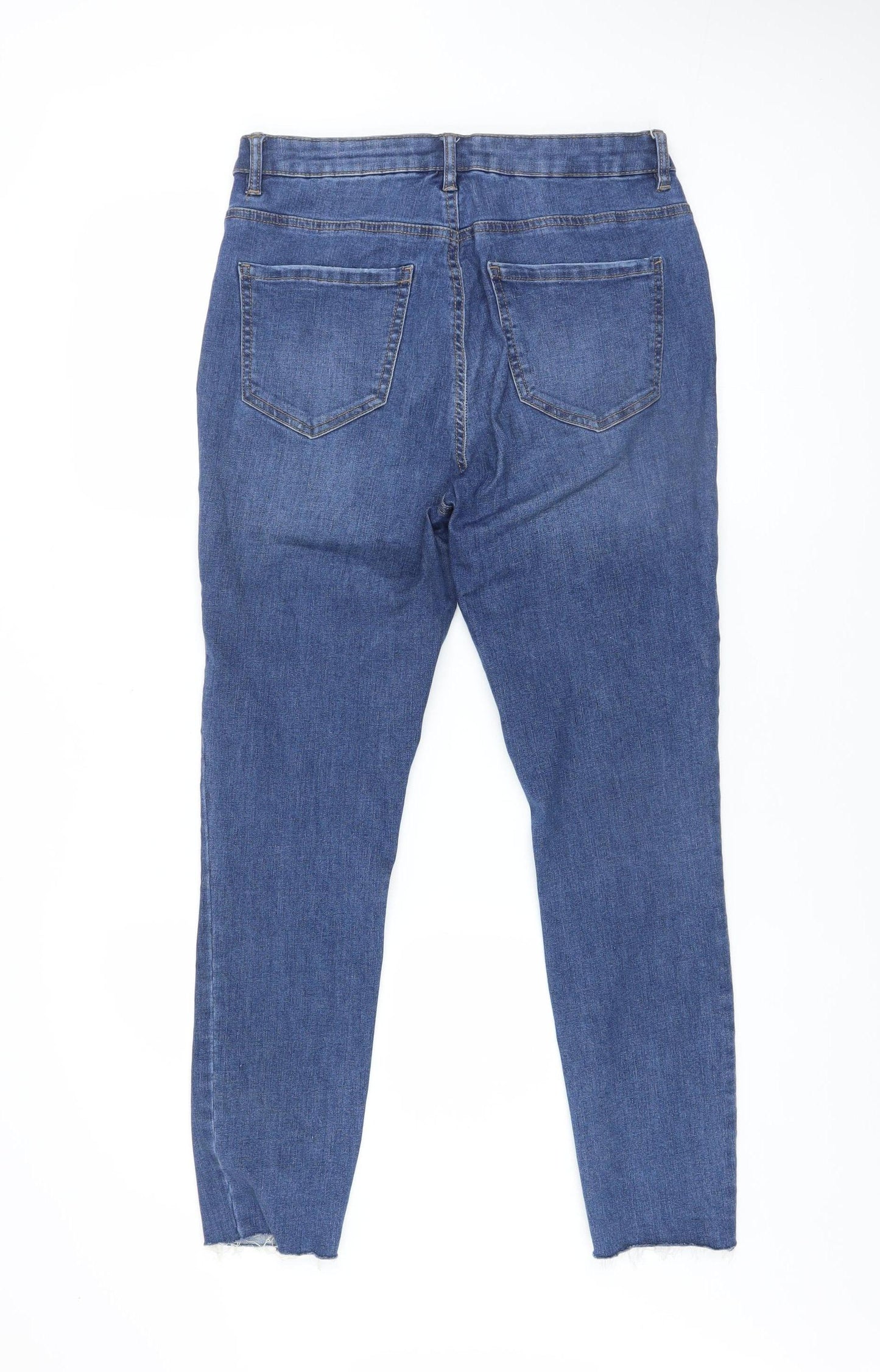 ONLY Women Blue Skinny Denim Jeans L 30 Stretch Slim Fit