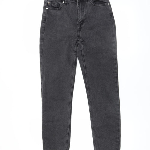 Denim Co. Womens Black High Rise Skinny Stretch Jeans Size 8