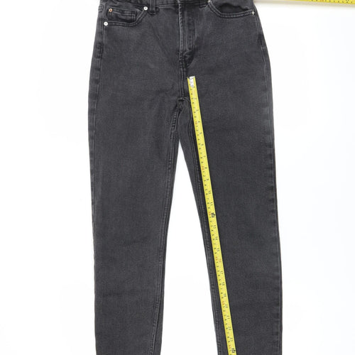 Denim Co. Womens Black High Rise Skinny Stretch Jeans Size 8