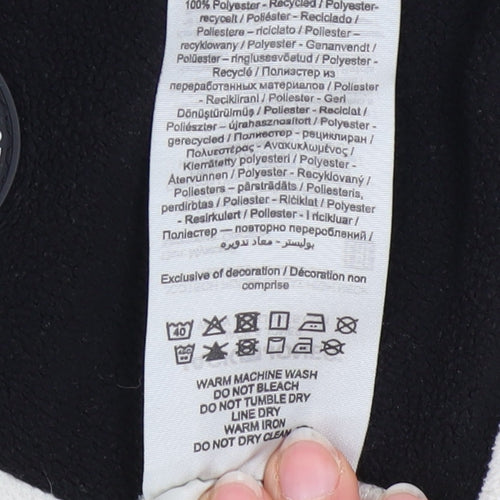 Jack & Jones Men's Beige Black Fleece 1/4 Zip Sweatshirt XL