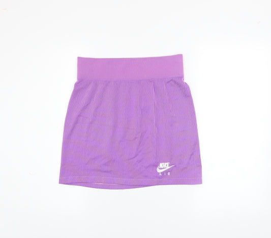 Nike Women’s Purple Athletic Skirt M Polyester Nylon Blend