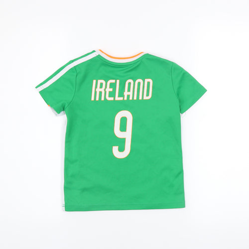 St. Bernard Boys Green Ireland Football Jersey T-Shirt 6 Years