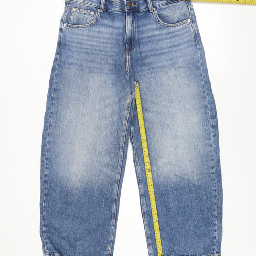 Pull & Bear Men's Blue Straight Denim Jeans 30in Waist Regular Fit