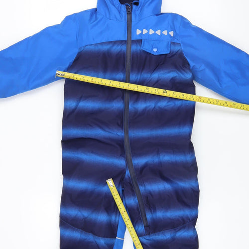 Lupilu Boys Blue Hooded Waterproof Insulated Snowsuit 3-4 Years