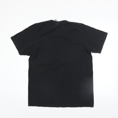 Adidas Men's Black Graphic Print Short Sleeve T-Shirt Size S