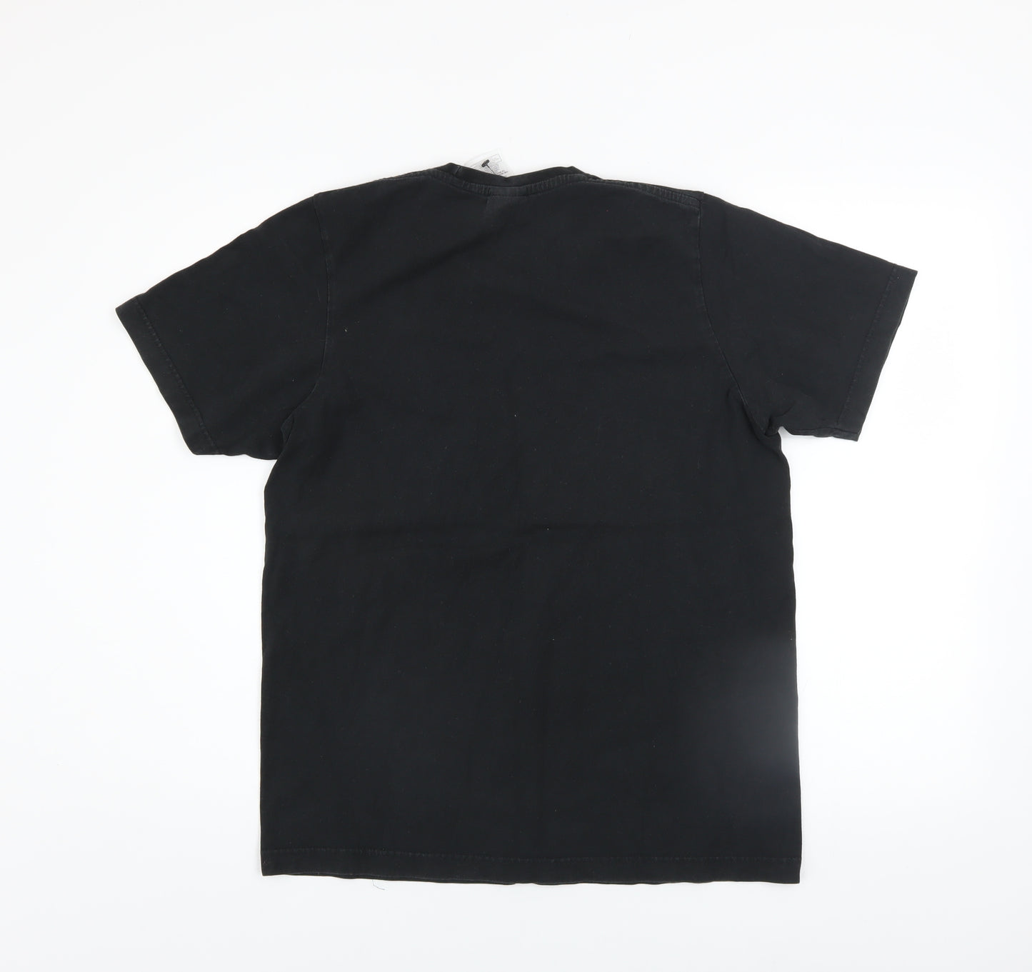 Adidas Men's Black Graphic Print Short Sleeve T-Shirt Size S