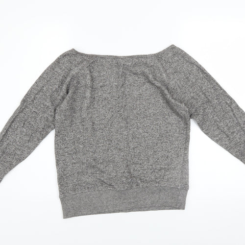 Hard Rock Cafe Women's Grey Small Pullover Sweatshirt Prague Logo