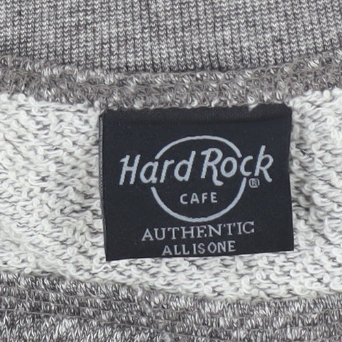 Hard Rock Cafe Women's Grey Small Pullover Sweatshirt Prague Logo