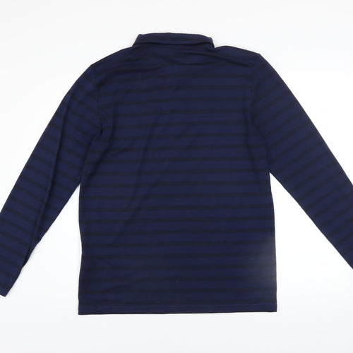 Rohan Men’s Blue Striped Long Sleeve Collared Button-Up Shirt Size S