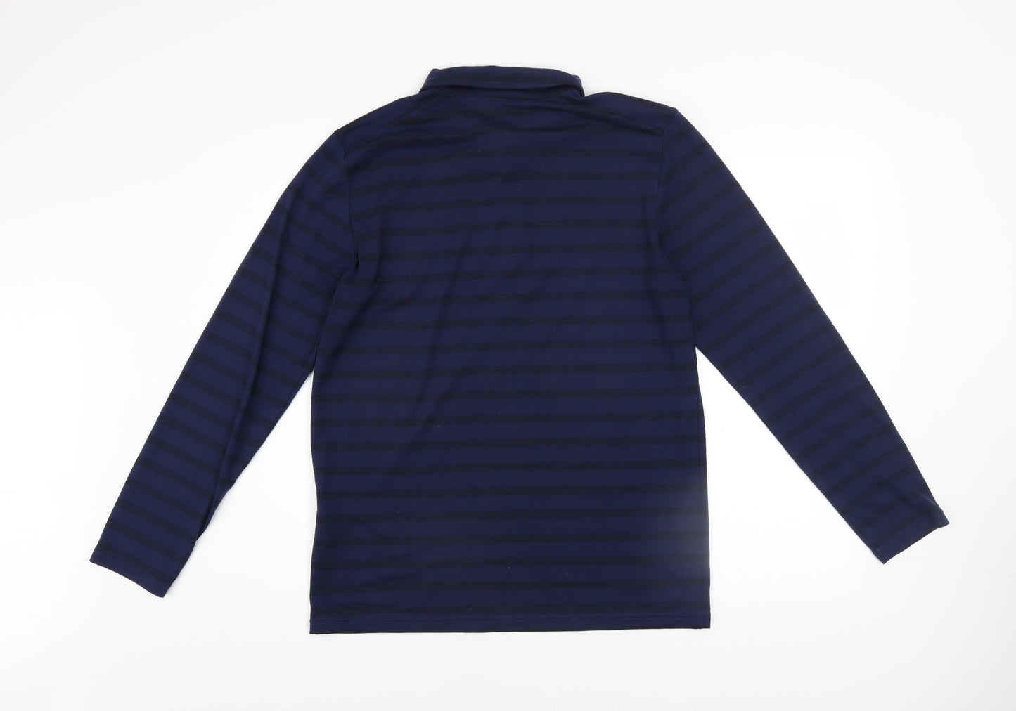 Rohan Men’s Blue Striped Long Sleeve Collared Button-Up Shirt Size S