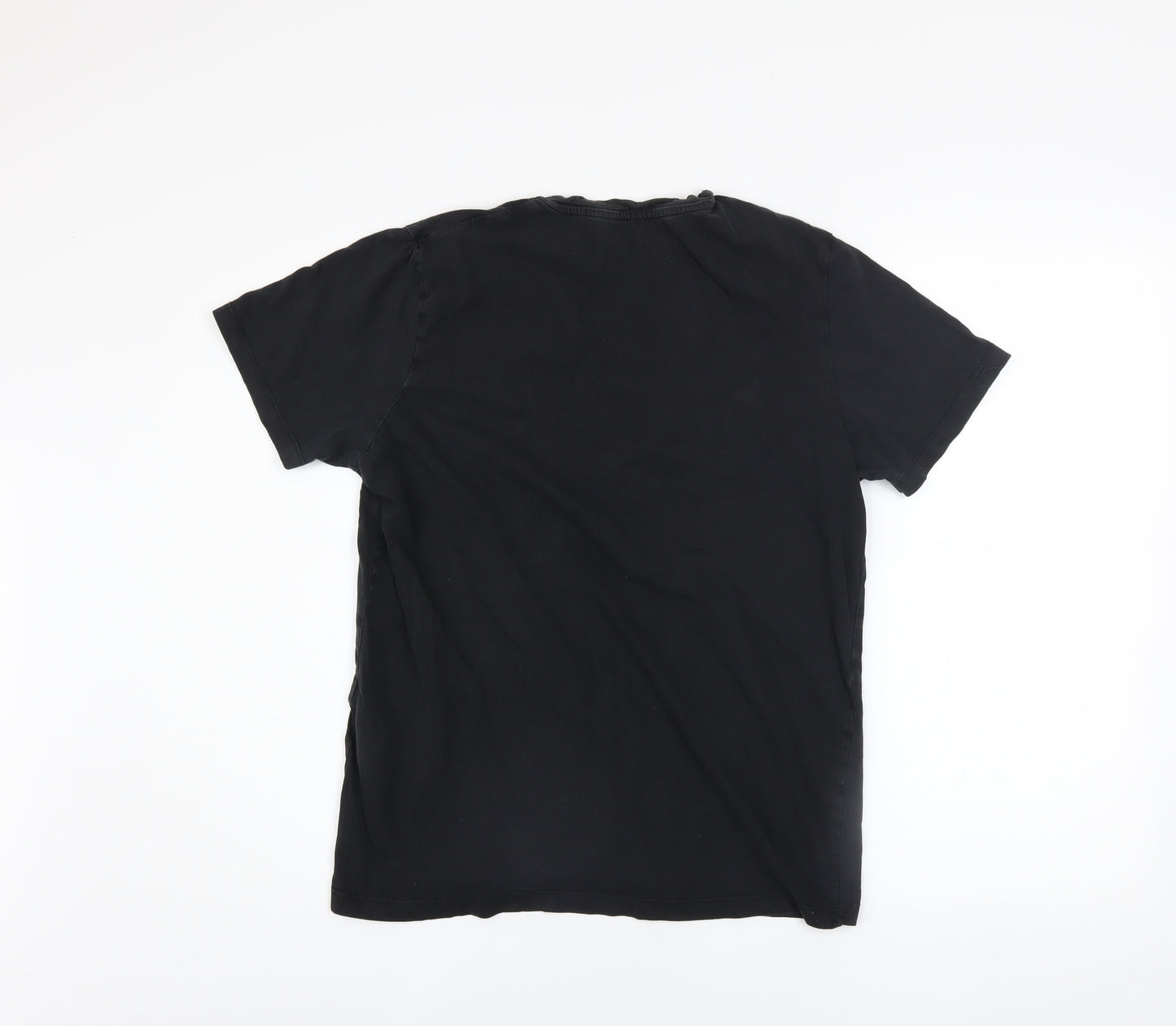 Jack & Jones Men's Black Core Graphic Print T-Shirt Size M