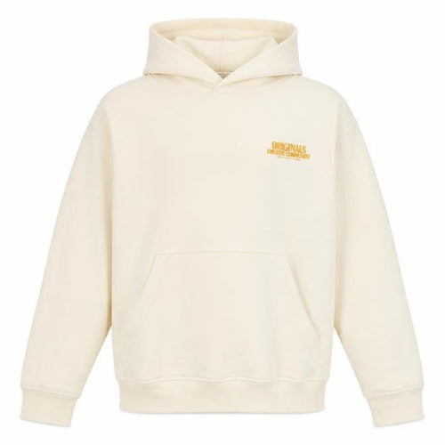 Jack & Jones Boys Beige Pullover Hoodie 12 Years Graphic Print Fleece