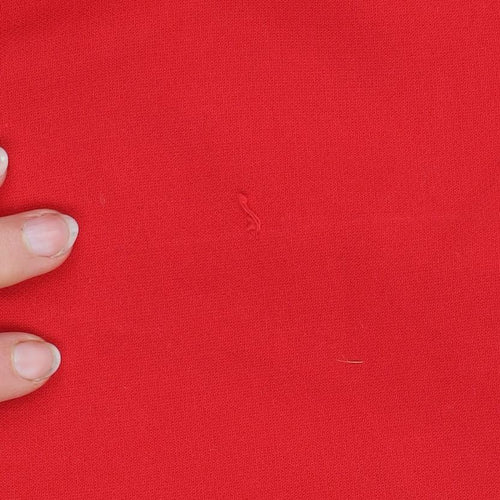 De Facto Women's Red Sheath Dress Size 8 Short Sleeve Knee Length