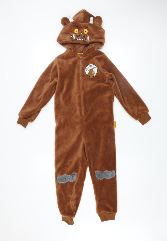 The Gruffalo Boys Brown Fleece Hooded Onesie Sleepwear 4-5 Years