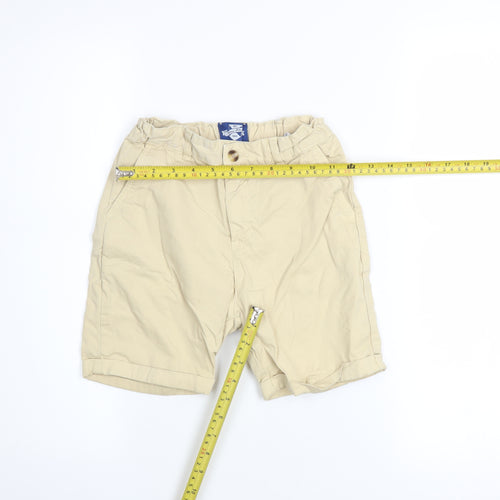 Thomas Brown Boys Beige Chino Shorts 8-9 Years Casual Cotton Twill