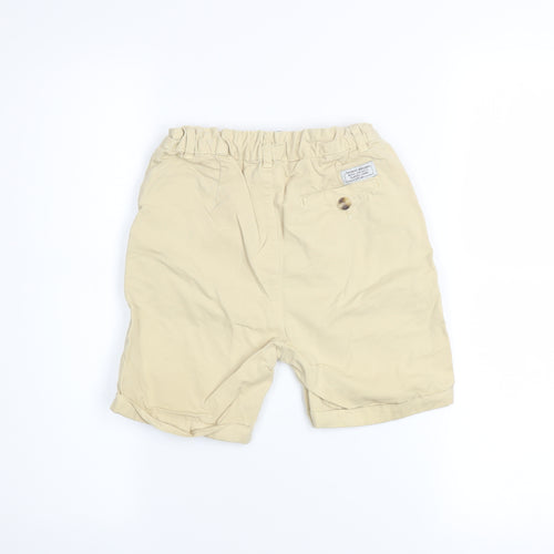 Thomas Brown Boys Beige Chino Shorts 8-9 Years Casual Cotton Twill