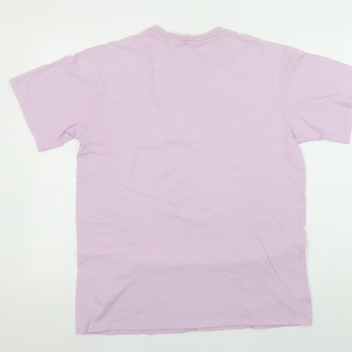 H&M Girls Pink SmileyWorld Graphic Short Sleeve T-Shirt UK 14+ 100% Cotton
