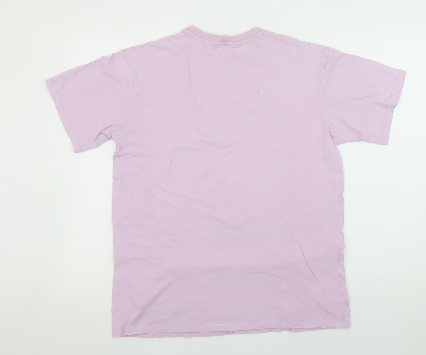 H&M Girls Pink SmileyWorld Graphic Short Sleeve T-Shirt UK 14+ 100% Cotton