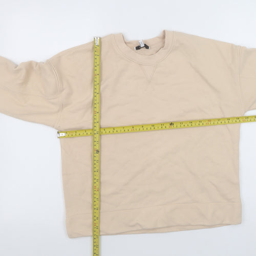 Reiss Womens Beige Cotton Blend Pullover Sweatshirt XS