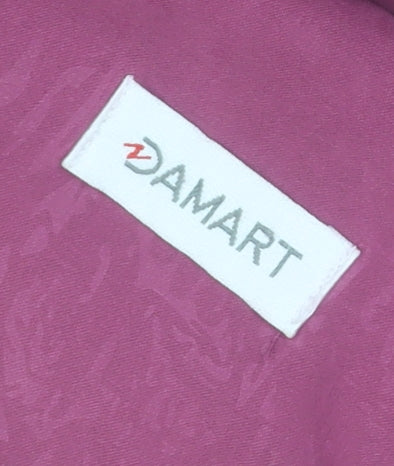 Damart Women's Pink Hooded Puffer Coat L 18/20 Winter Jacket
