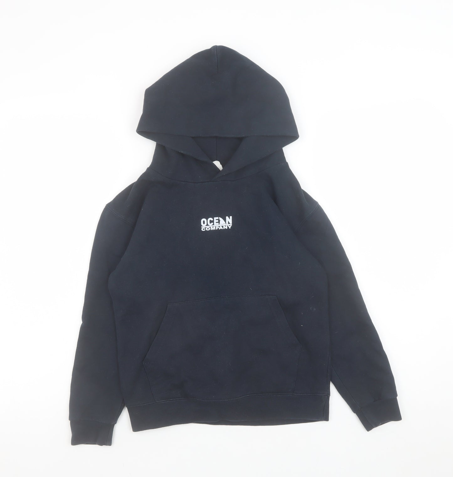 SG Ocean Company Boys Navy Pullover Hoodie 9-10 Years Jurassic Shark Print