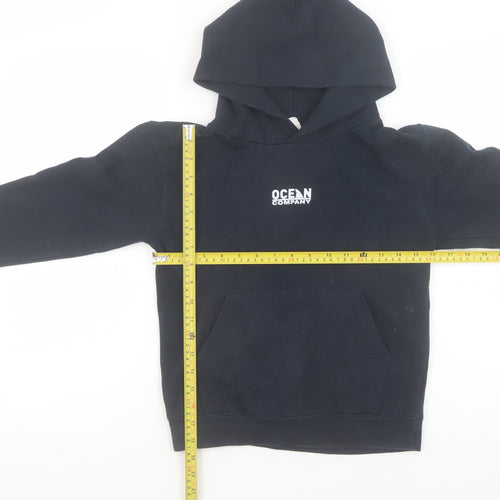 SG Ocean Company Boys Navy Pullover Hoodie 9-10 Years Jurassic Shark Print